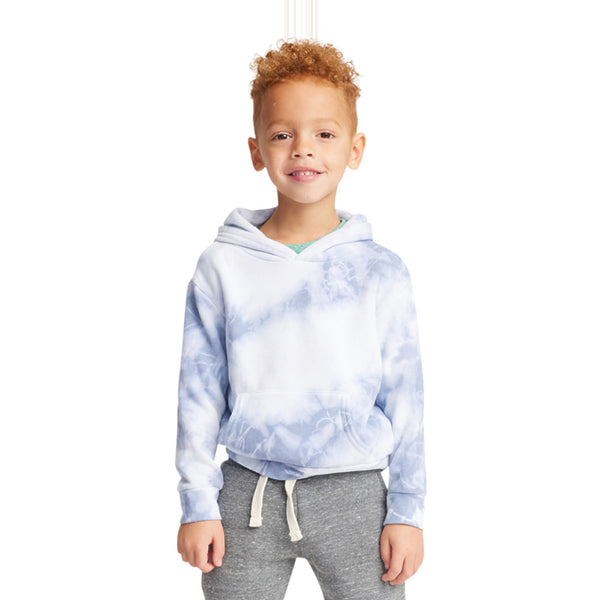 Royal Apparel 3699CTD Toddler Cloud Tie-Dye Fleece Pullover Hoodie Made in USA