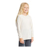 Royal Apparel 5022ORG Youth Organic Cotton Long Sleeve Crew Tee Made in USA