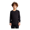 Royal Apparel 5022ORG Youth Organic Cotton Long Sleeve Crew Tee Made in USA