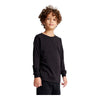 Royal Apparel 5022ORG Youth Organic Cotton Long Sleeve Crew Tee Made in USA