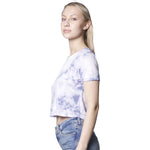 Royal Apparel 55155CTD Weekend Cloud Tie-Dye Boxy Crop Top Made in