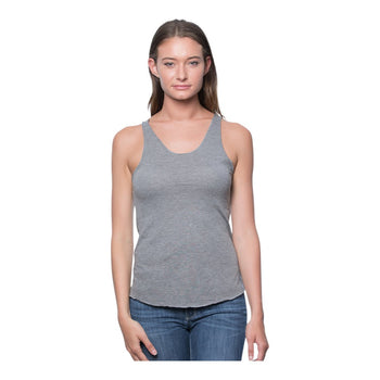 Royal Apparel 73008 Women's Viscose Bamboo & Organic Cotton Raw Edge Tank Made in USA