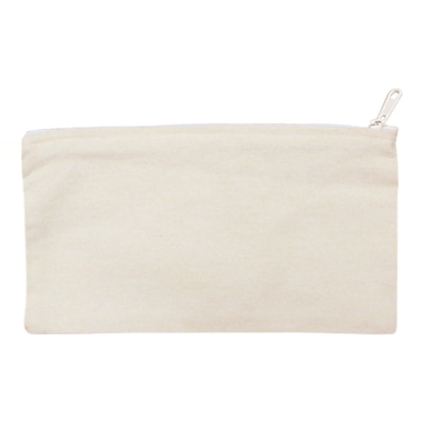 Royal Apparel C1026ORG Organic Cotton Canvas Zipper Pouch Made in USA