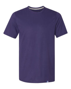 Russell Athletic 64STTM Dri Power CVC Performance T-Shirt - Purple - 