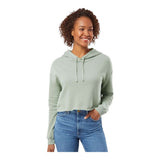 Independent Trading Co AFX64CRP Women's Lightweight Crop Hooded Sweatshirt