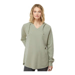 Independent Trading Co PRM2500 Women’s Lightweight California Wave Wash Hooded Sweatshirt
