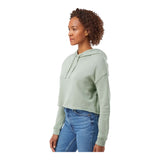 Independent Trading Co AFX64CRP Women's Lightweight Crop Hooded Sweatshirt