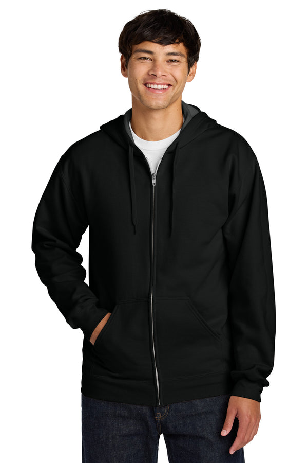 Gildan SF600 Softstyle Midweight Fleece Full-Zip Hooded Sweatshirt