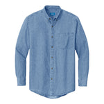 Port & Company SP10 Long Sleeve Value Denim Shirt