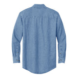 Port & Company SP10 Long Sleeve Value Denim Shirt