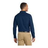 Port & Company SP10 Long Sleeve Value Denim Shirt