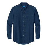 Port & Company SP10 Long Sleeve Value Denim Shirt