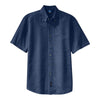 Port & Company SP11 Short Sleeve Value Denim Shirt