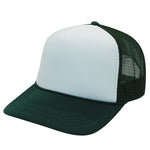 Nissun Classic Trucker Baseball Hats Caps Foam Mesh Blank Solid Two Tone Snapback