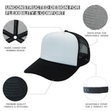 Blank or Custom Printed Nissun 5 Panel Foam Trucker Hat Mesh Back Cap - SSC, SPC