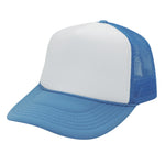 Nissun Foam Trucker Hat, 5 Panel Mesh Cap, Two Tone Colors - SPC