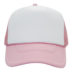 Nissun Foam Trucker Hat, 5 Panel Mesh Cap, Two Tone Colors - SPC