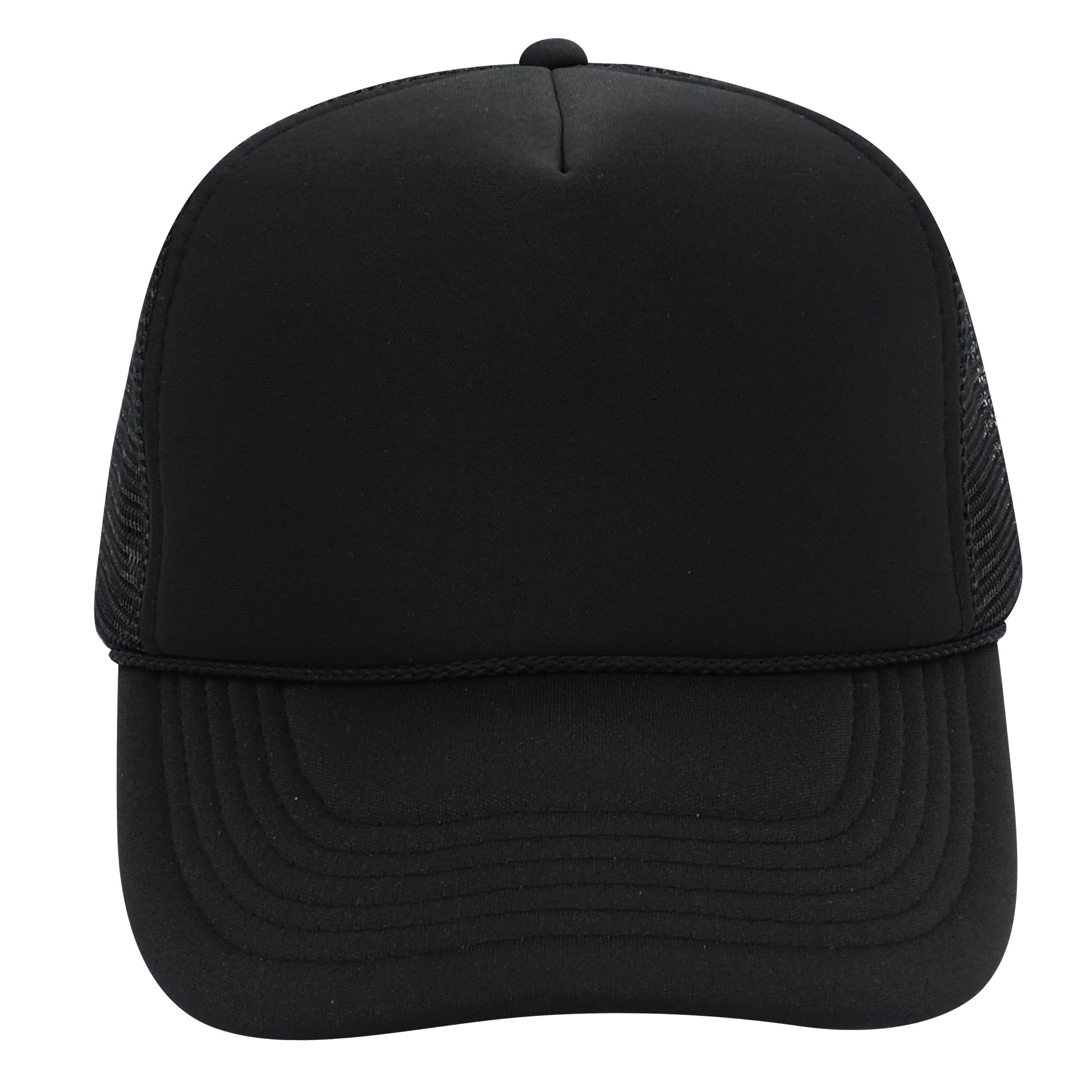 Custom Printed Nissun 5 Panel Foam Trucker Hat Mesh Back Cap - SSC
