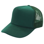Nissun Foam Trucker Hat, 5 Panel Mesh Cap, Solid Colors - SSC