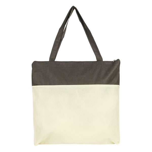 Nissun Zippered Tote ST1165 Shopping Tote Bag