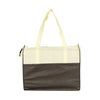 Nissun Two Tone Zippered Tote ST1181 Shopping Tote Bag