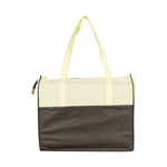 Nissun Two Tone Polypropylene Zippered Tote ST1181