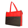 Nissun Two Tone Zippered Tote ST1181 Shopping Tote Bag