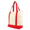 Nissun Deluxe Zippered Cotton Canvas Tote ST4202