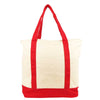 Nissun Deluxe Zippered Cotton Canvas Tote ST4202