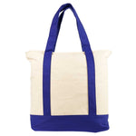 Nissun Deluxe Zippered Cotton Canvas Tote ST4202