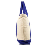 Nissun Deluxe Zippered Cotton Canvas Tote ST4202