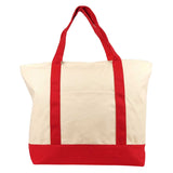 Nissun Deluxe Zippered Cotton Canvas Tote ST4221