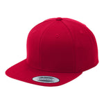 Sport-Tek STC19 Yupoong Flat Bill Snapback Cap