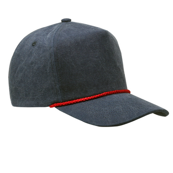 Cobra SWT-2 5 Panel Stone Washed Canvas 2-Tone Hat