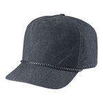 Cobra SWT 5 Panel Stone Washed Canvas Golf Cap