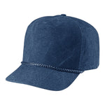 Cobra SWT 5 Panel Stone Washed Canvas Golf Cap