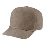 Cobra SWT 5 Panel Stone Washed Canvas Golf Cap
