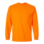 Gildan 2410 Men's Ultra Cotton Long Sleeve Pocket T-Shirt