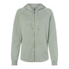 Independent Trading Co PRM2500Z Women's California Wave Wash Full-Zip Hooded Sweatshirt