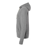 Independent Trading Co PRM90HTZ Unisex Heathered French Terry Full-Zip Hooded Sweatshirt