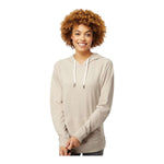 Independent Trading Co SS1000 Unisex Icon Lightweight Loopback Terry Hooded Sweatshirt