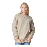 Gildan SF008 Unisex Softstyle Midweight 1/4 Zip Sweatshirt