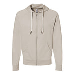 Independent Trading Co SS1000Z Unisex Icon Lightweight Loopback Terry Full-Zip Hooded Sweatshirt