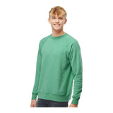 Independent Trading Co PRM30SBC Unisex Special Blend Raglan Crewneck Sweatshirt