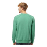 Independent Trading Co PRM30SBC Unisex Special Blend Raglan Crewneck Sweatshirt