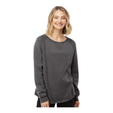 Independent Trading Co PRM2000 Women's California Wave Wash Crewneck Sweatshirt