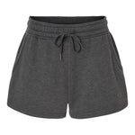 Independent Trading Co PRM20SRT Womens Lightweight California Wave Wash Fleece Shorts