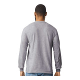 Gildan 2410 Men's Ultra Cotton Long Sleeve Pocket T-Shirt