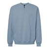 Gildan SF008 Unisex Softstyle Midweight 1/4 Zip Sweatshirt