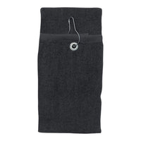 Cobra T-800G Tri-Fold Towel with Antique Brass Grommet & Hook